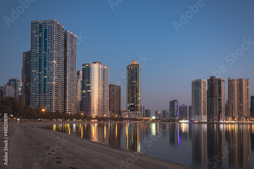 Waterfront of the Emirate of Sharjah, United Arab Emirates © Mohammed