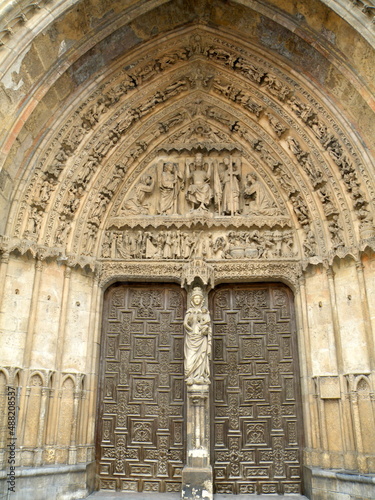 entrance to cathedral 