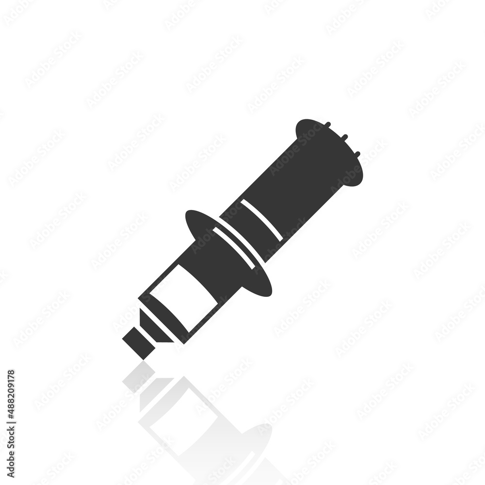 solid icons for Syringe and shadow,vector illustrations solid icons for Syringe and shadow,vector illustrations