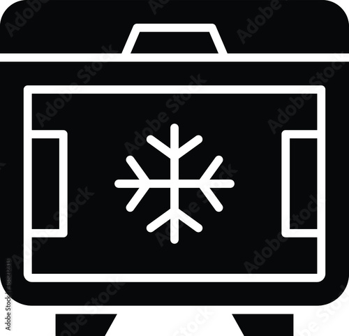 Deep Freezer Icon Style
