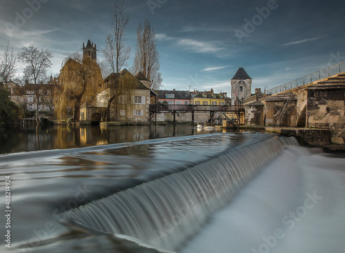 Cuadro en lienzo Moulin de Moret sur loing