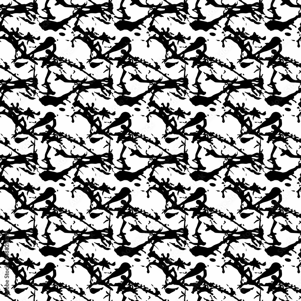 Vector Plaid Brush Seamless Pattern Grange Minimalist Check Geometric Design in Black Color. Modern Grung Collage Background for kids fabric and textile Vector Plaid Brush Seamless Pattern Grange Minimalist Check Geometric Design in Black Color. Modern Grung Collage Background for kids fabric and textile