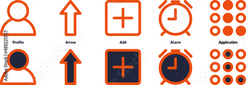 UI Icon icon is made to complement your design needs, such as mobile and web applications, business cards, flyers and others. - Editable size and colour File: - Editable Vector