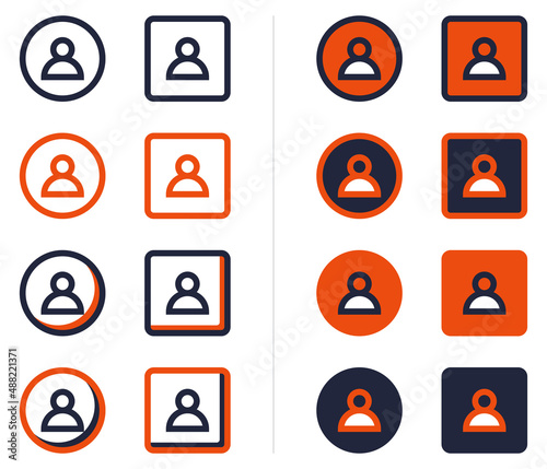 profile icon is made to complement your design needs, such as mobile and web applications, business cards, flyers and others. - Editable size and colour File: - Editable Vector Graphic (EPS)