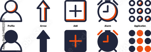 UI Icon icon is made to complement your design needs, such as mobile and web applications, business cards, flyers and others. - Editable size and colour File: - Editable Vector