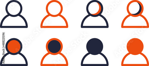 profile icon is made to complement your design needs, such as mobile and web applications, business cards, flyers and others. - Editable size and colour File: - Editable Vector Graphic (EPS)