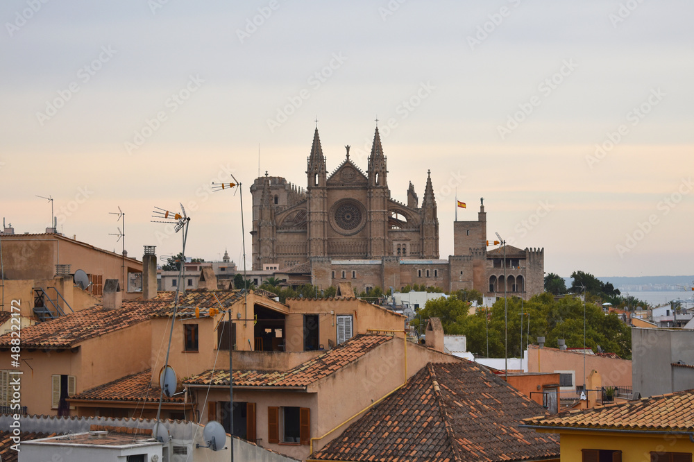 Catedral de Palma de Mallorca from the distance