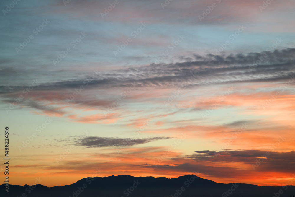 Fototapeta premium Tramonto in Sardegna