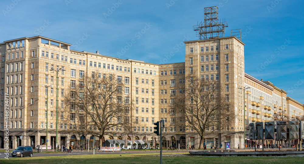 Architektur am Straussberger Platz in Mitte