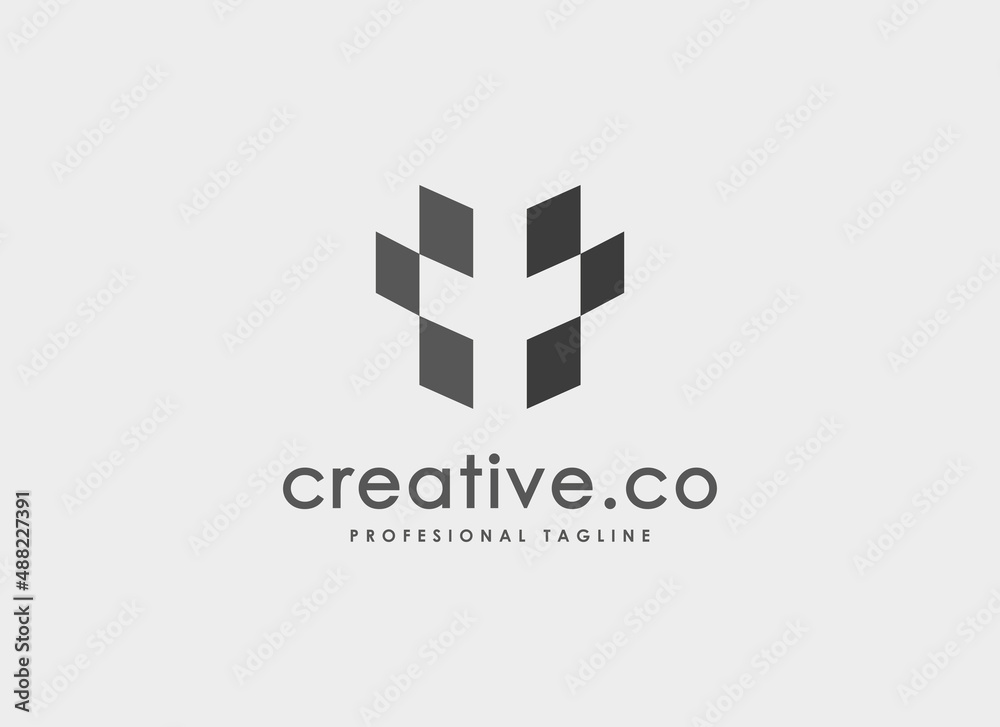 Abstract Cross Logo. Geometric Square Shapes Warrior With Negative Space Cross Icon isolated on White Background. Usable for Business Logo and Branding. Flat Vector Logo Design Template Abstract Cross Logo. Geometric Square Shapes Warrior With Negative Space Cross Icon isolated on White Background. Usable for Business Logo and Branding. Flat Vector Logo Design Template