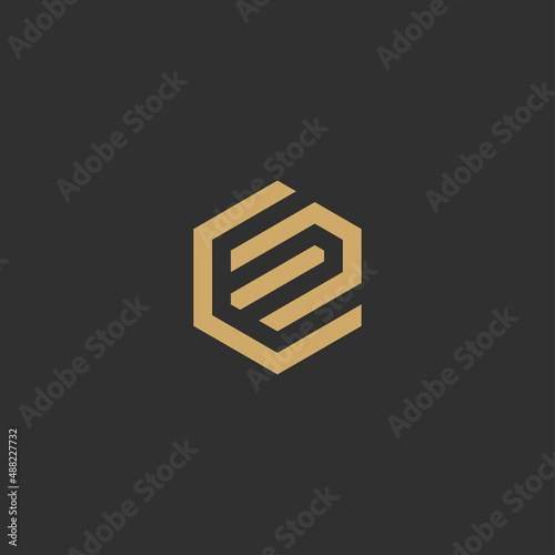 CM OR EM INITIAL LOGO DESIGN