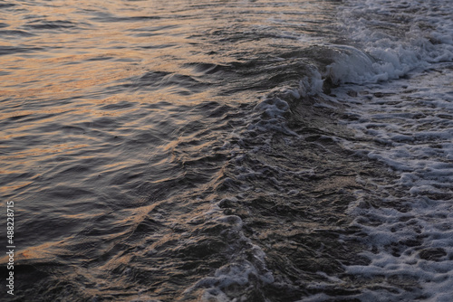 Marine summer background. Landscape of the sea or ocean.