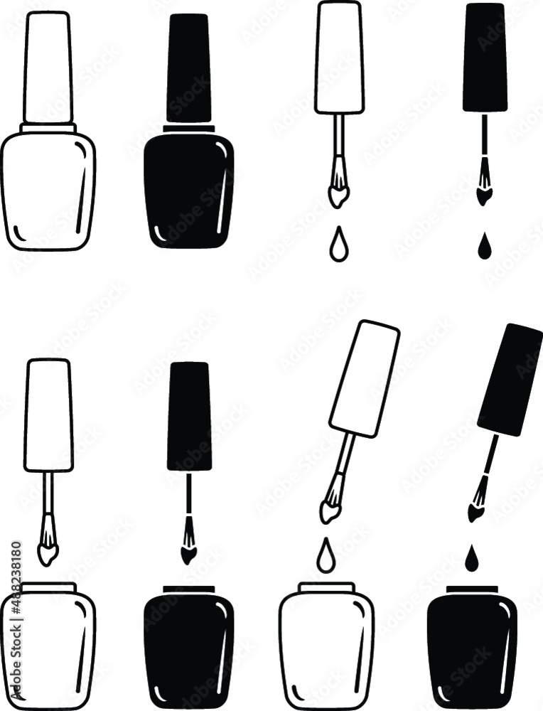 At Getdrawings Com Free For Personal Use - Nail Polish Clip Art - Free  Transparent PNG Download - PNGkey
