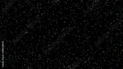 3D Staub oder Partikel oder Flüssigkeit - Animierte 3D Partikelsimulation - Loop oder Schleife