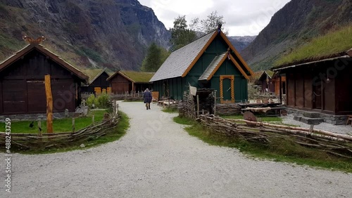 Viking village in Norway