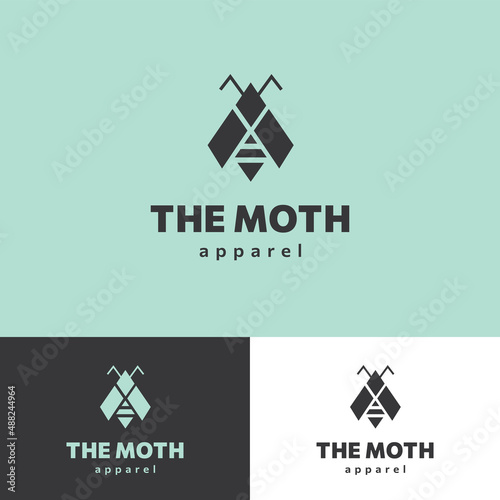 THE MORTH logo can be used for businesses like Wear Brands, Sports Clothes, T-shirt Shops, Apparel Business