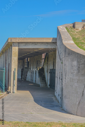 Battery Kimble at Fort Travis Seashore Park on Bolivar Peninsula, Galveston County, Texas  photo