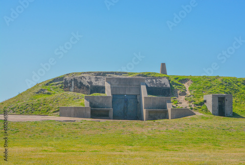 Battery Kimble at Fort Travis Seashore Park on Bolivar Peninsula, Galveston County, Texas  photo