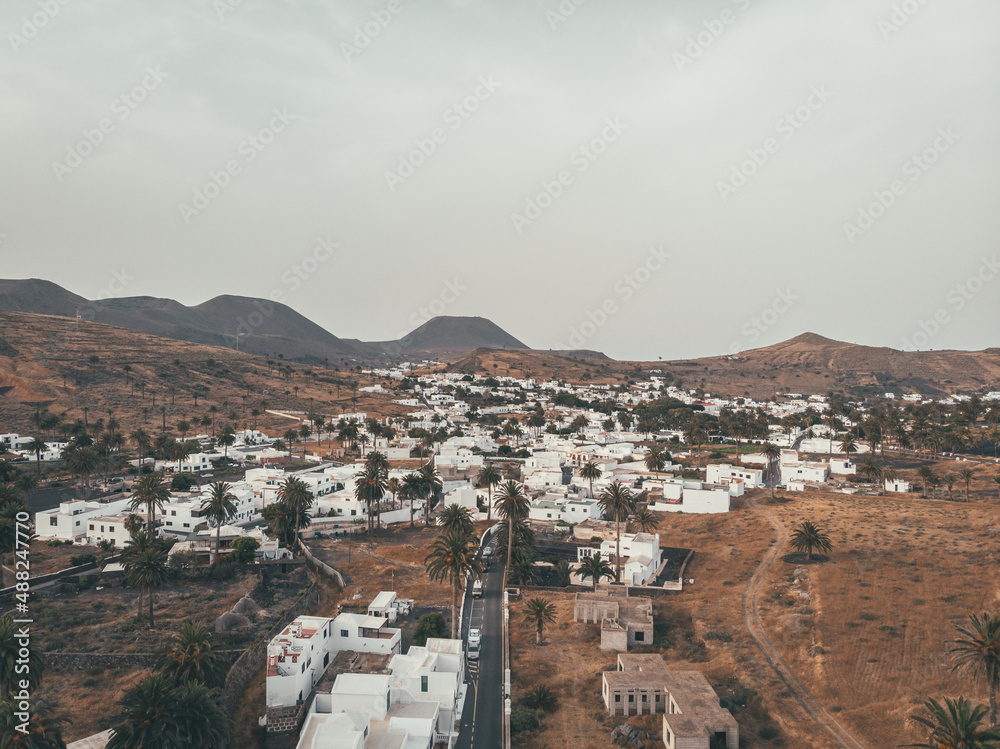 A small town in Lanzarote, Haria, Spain