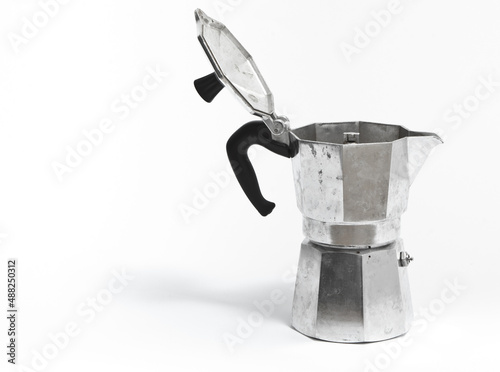Moka caffè italiano moca aperta laterale coffee maker mocha