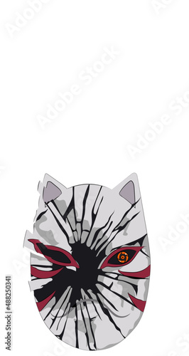 Anbu Black Ops Mask Remastered Shattered Edition photo