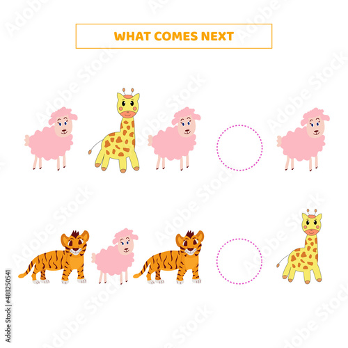 What comes next. Educational game for kids.