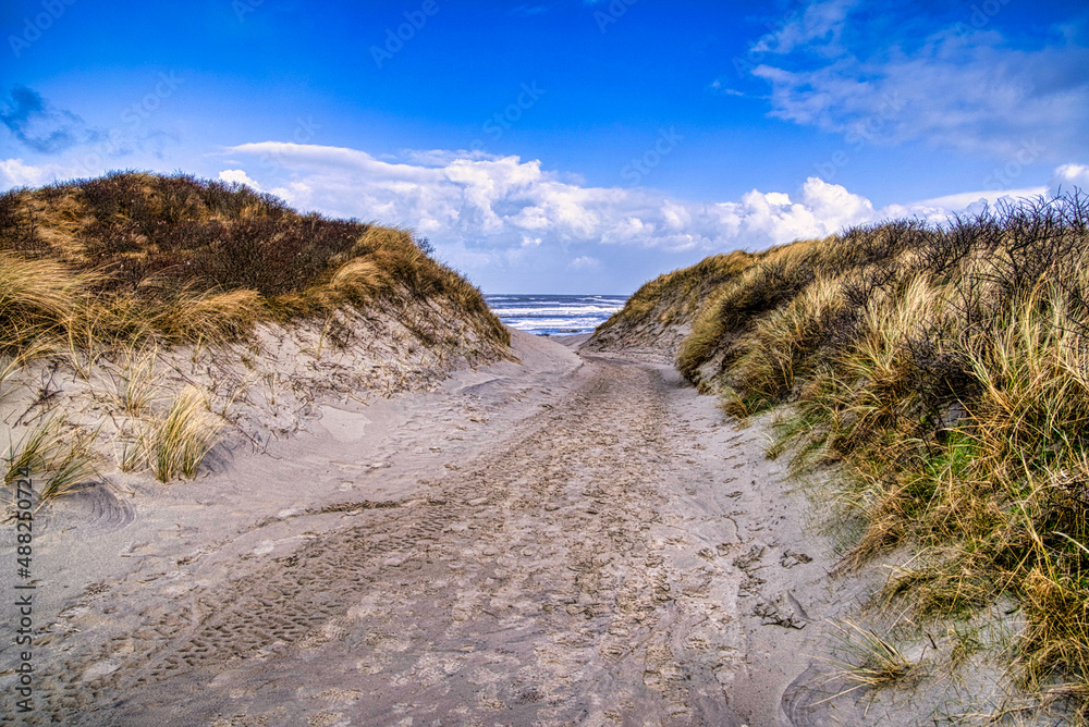 Langeoog 2022 Ostsee Insel nach dem Sturm