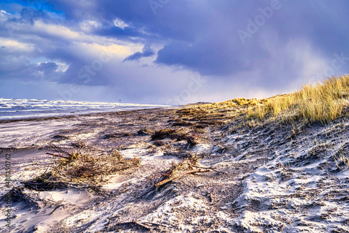 Langeoog 2022 Ostsee Insel nach dem Sturm