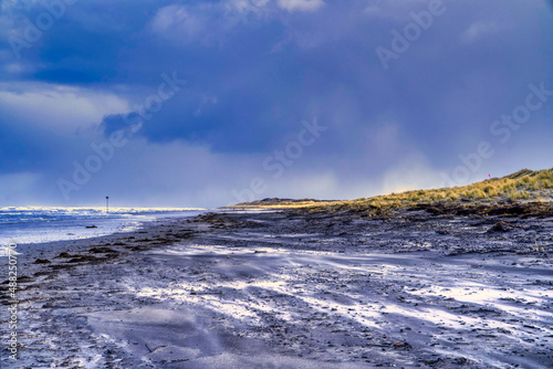 Langeoog 2022 Ostsee Insel nach dem Sturm