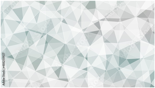 Fototapeta Naklejka Na Ścianę i Meble -  multicolored asymmetric triangular geometric background - grey