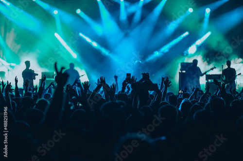 Concert crowd on a music concert