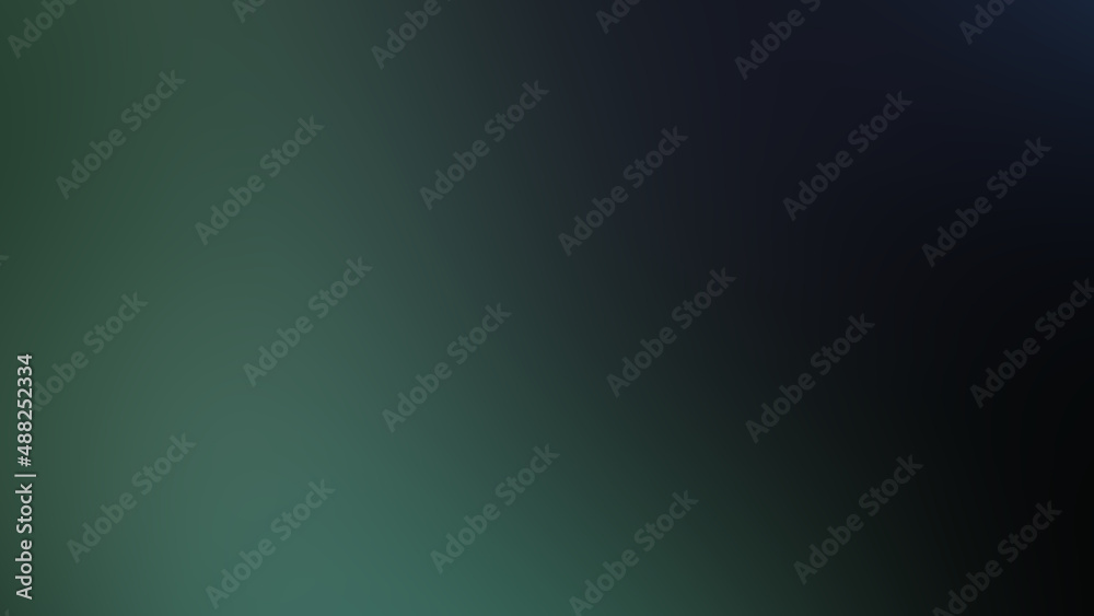 Abstract blurred gradient green background