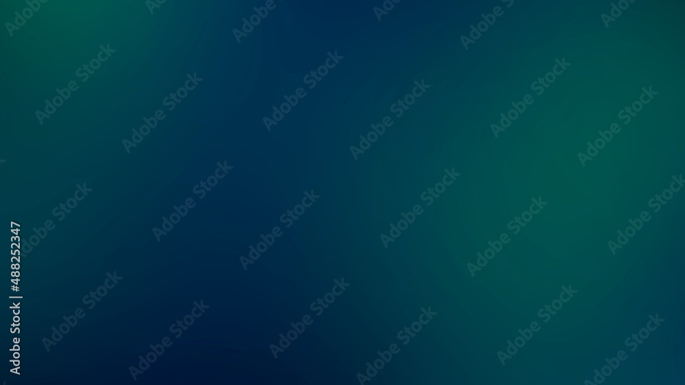Abstract blurred gradient green background.