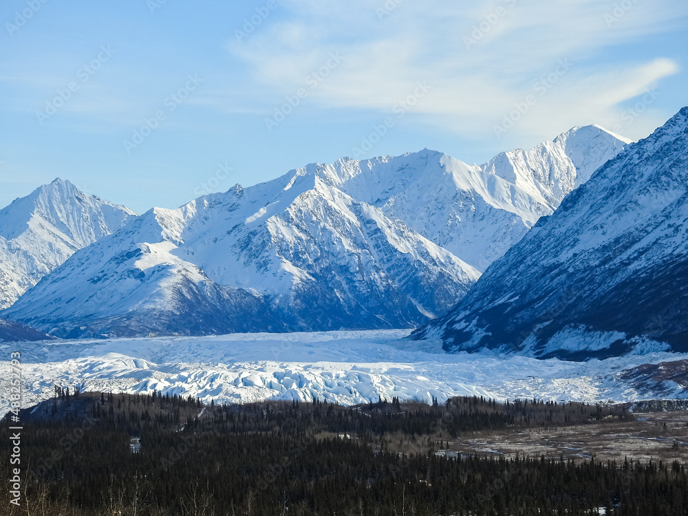 Matanuska glacier on a sunny day - Alaska