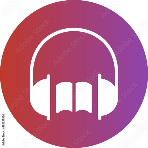 audiobook gradient icon