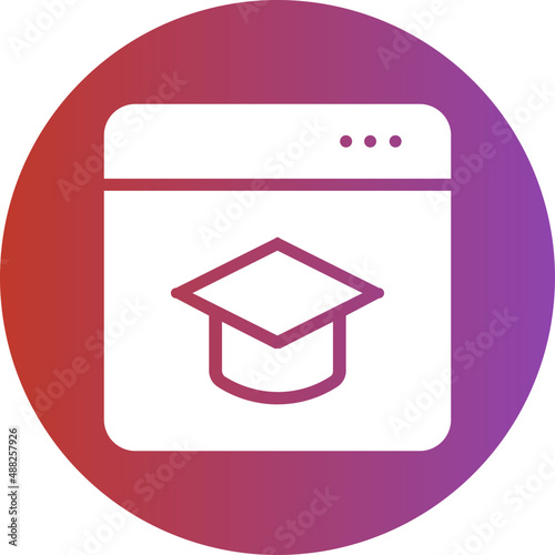 bachelor gradient icon