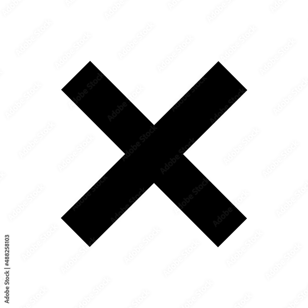 Mathematical operation or multiply symbol isolated on white background, illustration vector Mathematical operation or multiply symbol isolated on white background, illustration vector