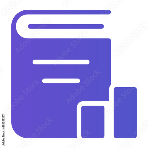 Syllabus gradient icon