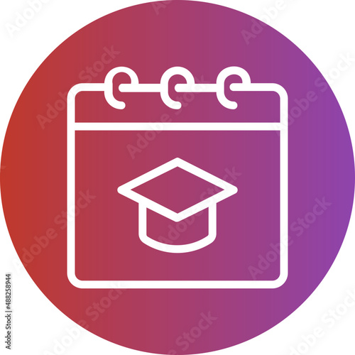 semester gradient icon