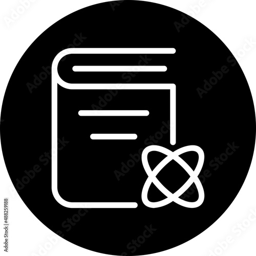 science glyph icon