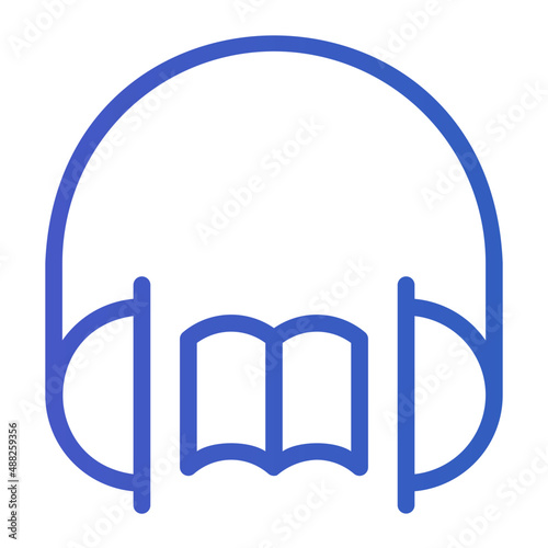 audiobook gradient icon