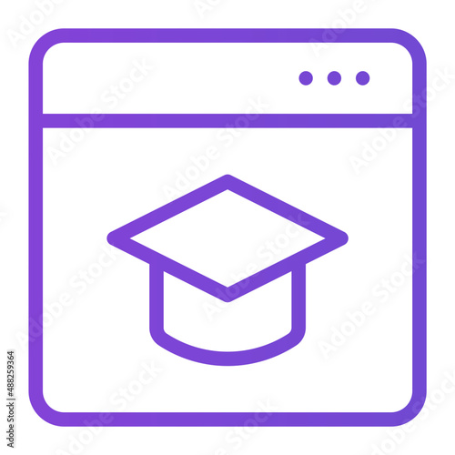 bachelor gradient icon