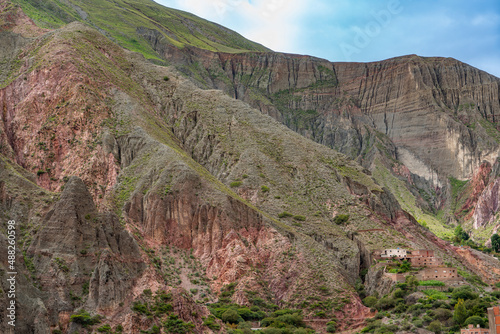 Argentina  the village of Iruya   view of the mountain landscape