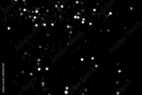 Imitation of the night sky from bright stars close-up.