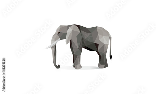 polygon elephant