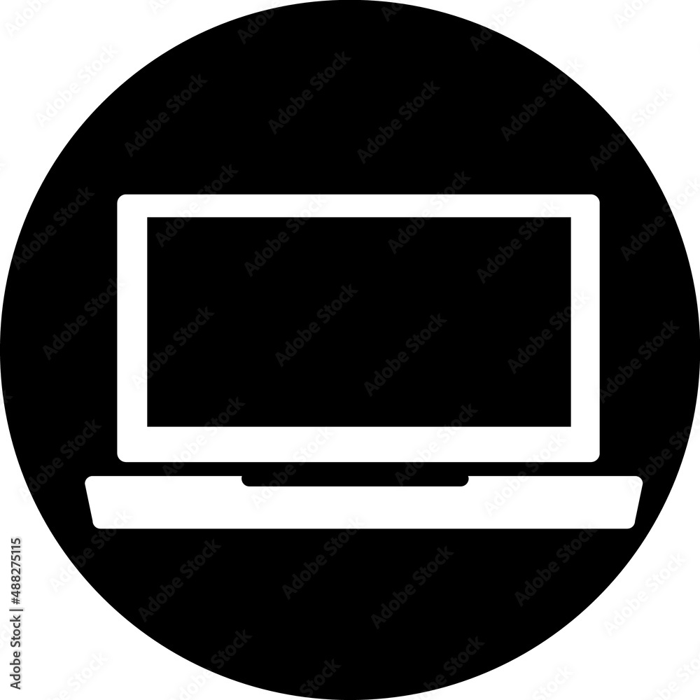Laptop icon symbol vector. Computer icon illustration.eps Laptop icon symbol vector. Computer icon illustration.eps