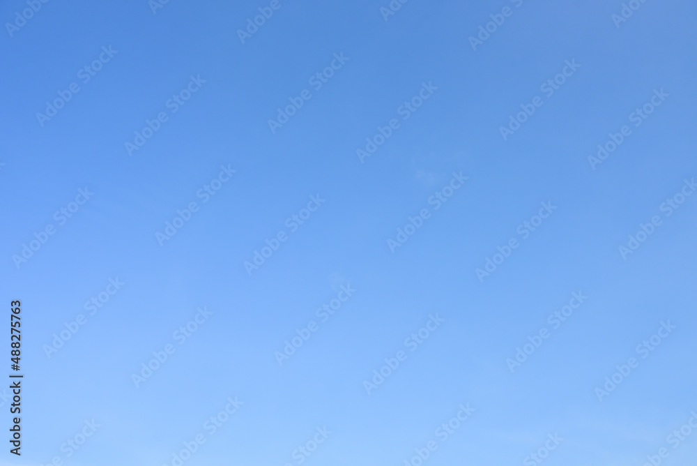 Blue sky and white clouds for background.