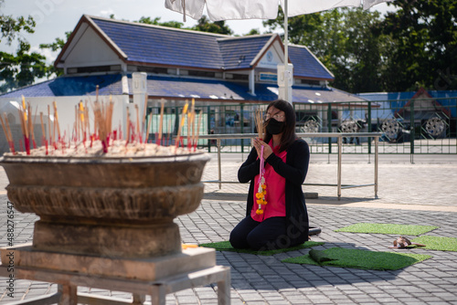 Don Chedi Monument at Suphanburi photo