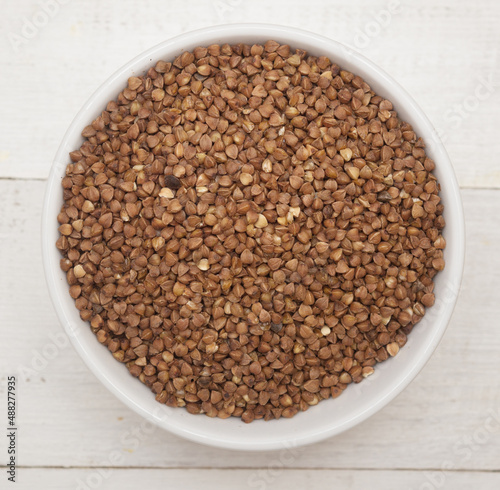 Uncooked buckwheat