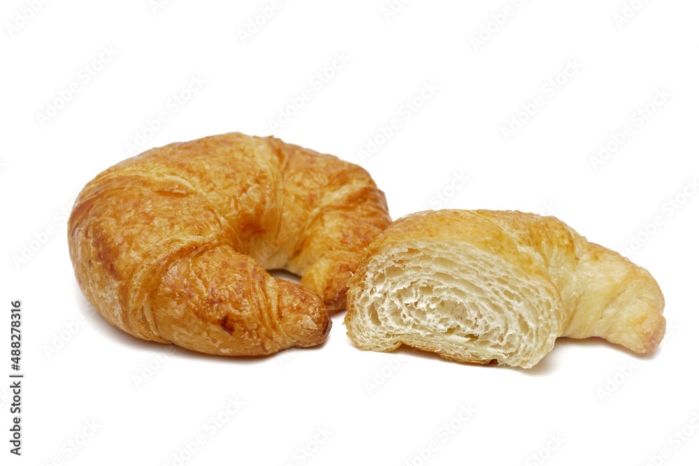 Image of croissants on a white background